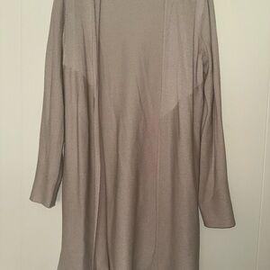 Elegant Taupe Women's Cardigan